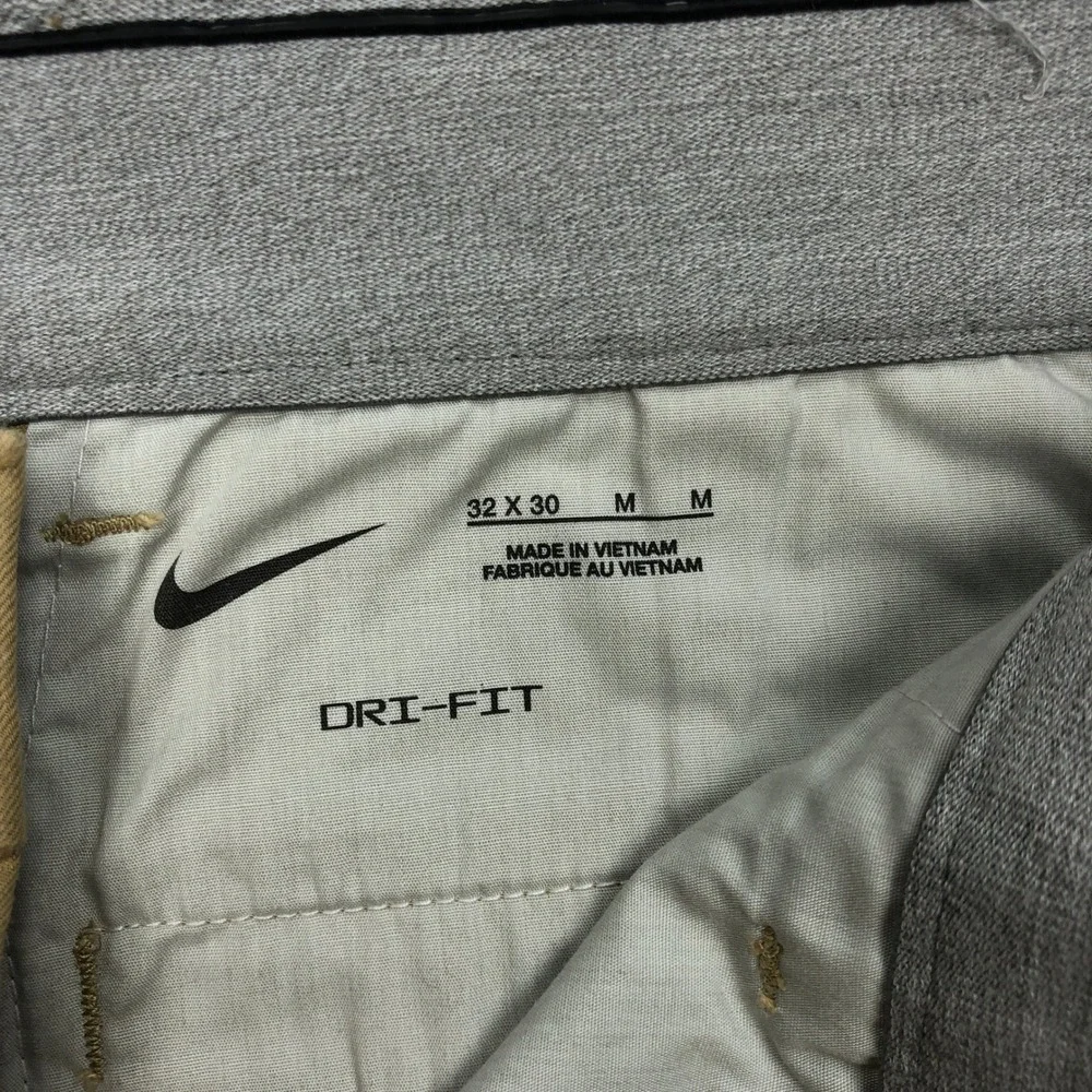 Nike Dri-FIT UV Chino Golf Pants Mens 32x29 Khaki Brown Slim Fit